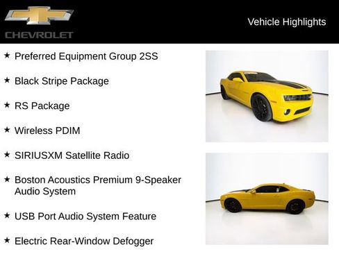 Used 2012 Chevrolet Camaro SS w/ RS Package image 5
