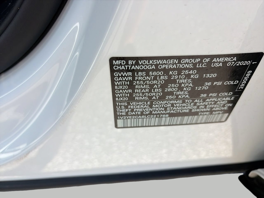 Used 2020 Volkswagen Atlas Cross Sport SE FWD image 28