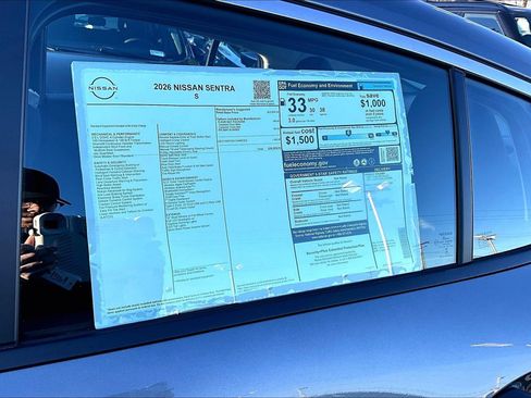 New 2026 Nissan Sentra S image 12