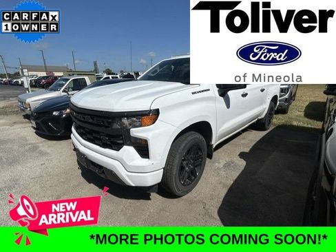 Used 2024 Chevrolet Silverado 1500 Custom w/ LPO, Dark Essentials Package RWD image 1