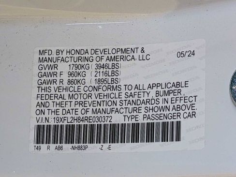 Certified 2024 Honda Civic Sport image 32