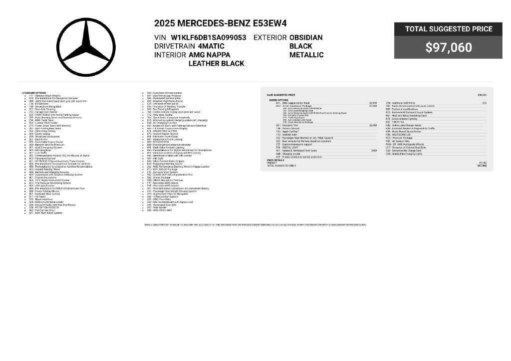 Used 2025 Mercedes-Benz E 53 AMG e 4MATIC Sedan image 6