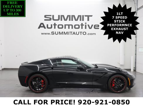 Used 2019 Chevrolet Corvette Stingray Coupe w/ Carbon Flash Badge Package RWD image 1