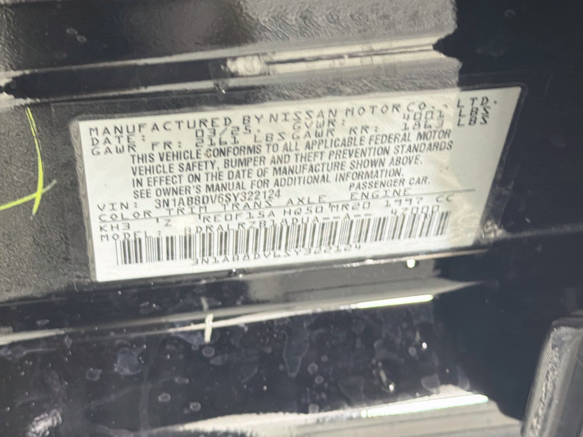 Used 2025 Nissan Sentra SR FWD image 12