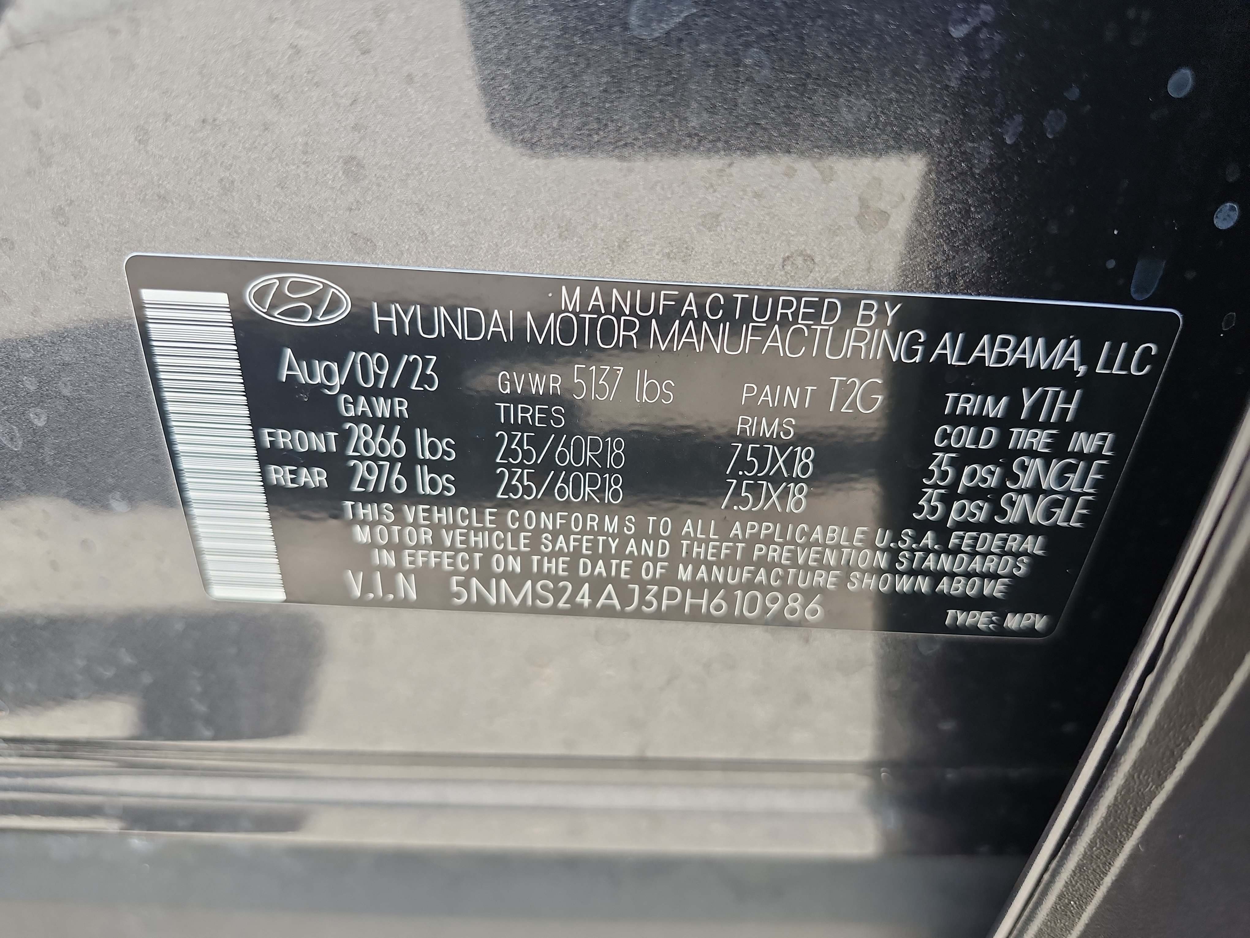 Certified 2023 Hyundai Santa Fe SEL FWD image 23