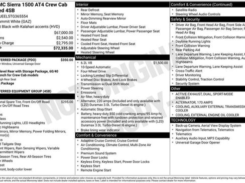 New 2026 GMC Sierra 1500 AT4 w/ AT4 Preferred Package AWD/4WD image 10