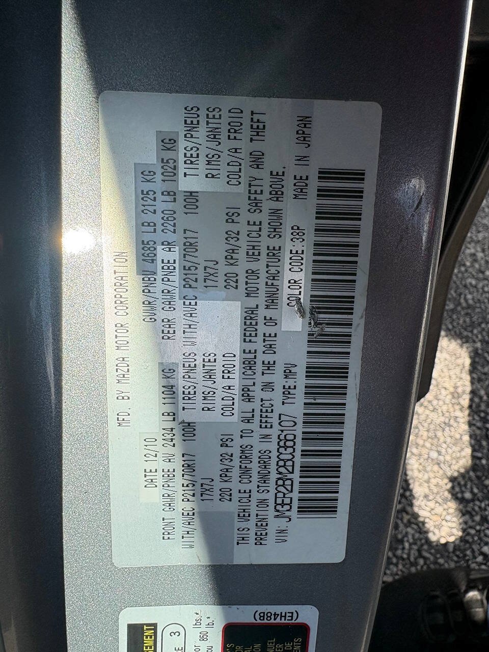 Used 2011 MAZDA CX-7 i Sport w/ Convenience Pkg FWD image 26