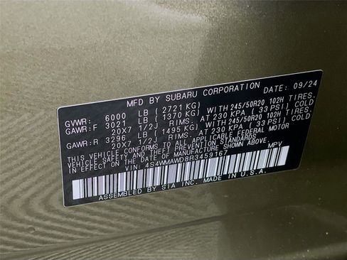 Certified 2024 Subaru Ascent Touring image 38