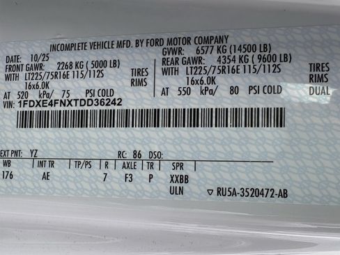 Certified 2026 Ford E-450 and Econoline 450 Super Duty w/ Power Equipment Group RWD image 21