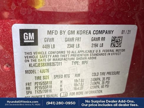 Used 2021 Buick Encore Preferred w/ Safety Package II AWD/4WD image 18