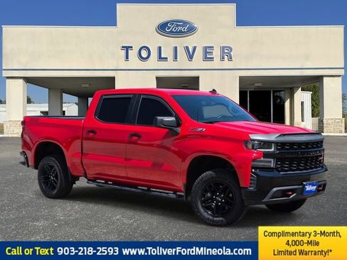 Used 2021 Chevrolet Silverado 1500 Custom Trail Boss w/ LPO, Dark Essentials Package AWD/4WD image 1