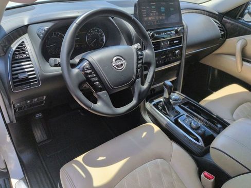 Used 2023 Nissan Armada Platinum w/ Captain's Chairs Package AWD/4WD image 2