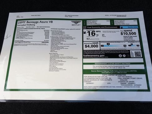 New 2025 Bentley Bentayga image 13