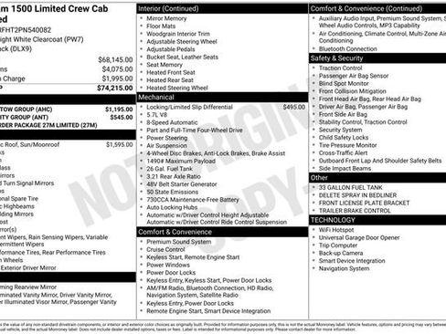Used 2023 RAM 1500 Limited w/ Trailer Tow Group image 6