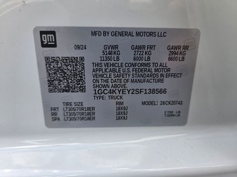 Used 2025 Chevrolet Silverado 2500 ZR2 AWD/4WD image 19