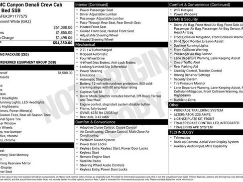 Used 2023 GMC Canyon Denali AWD/4WD image 20