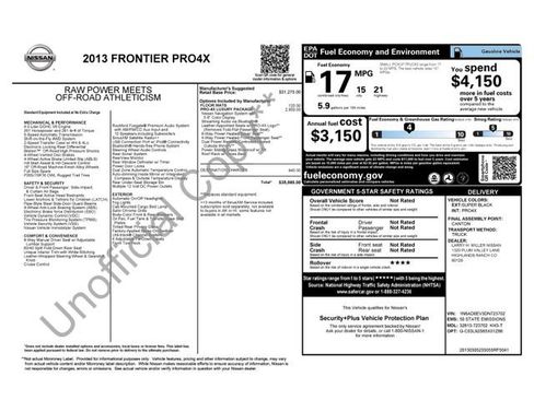 Used 2013 Nissan Frontier PRO-4X w/ Pro-4x Luxury Pkg AWD/4WD image 14