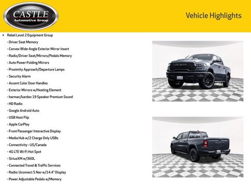 Used 2025 RAM 1500 Rebel w/ G/T Package AWD/4WD image 7