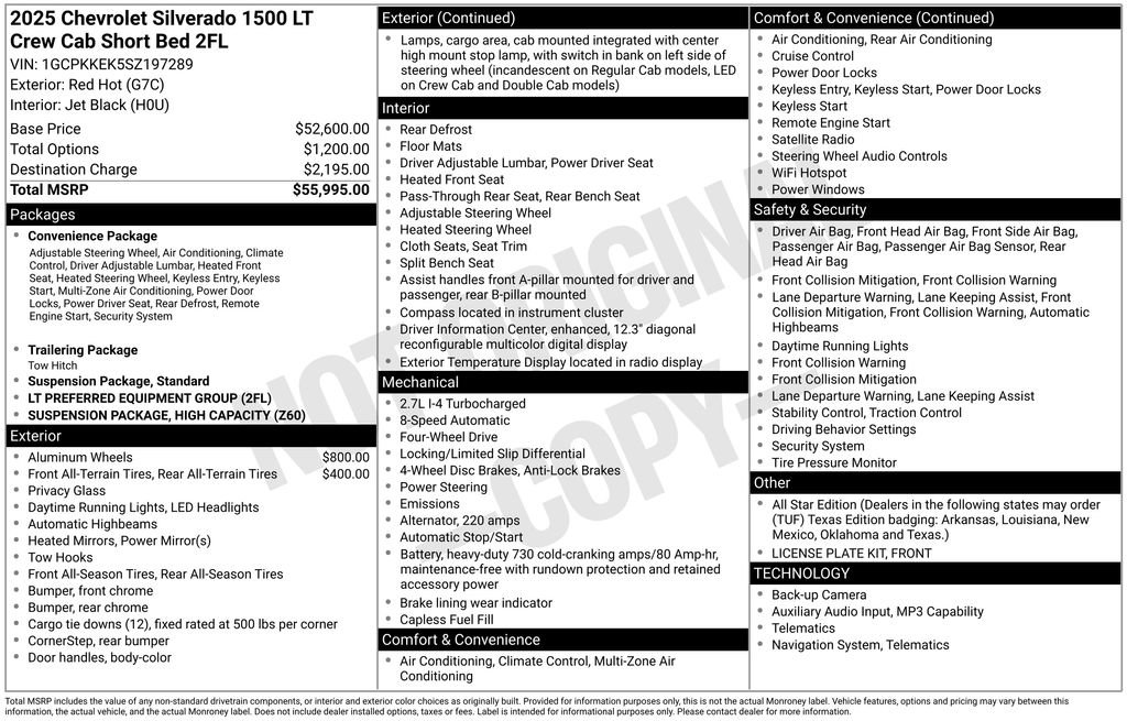Used 2025 Chevrolet Silverado 1500 LT AWD/4WD image 25