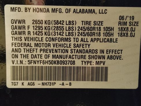 Used 2019 Honda Pilot EX-L image 33