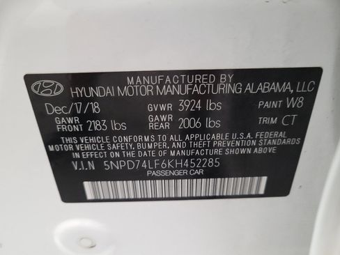 Used 2019 Hyundai Elantra SE w/ Cargo Package FWD image 33
