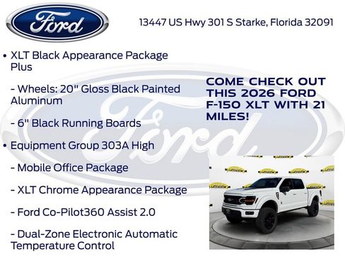 New 2026 Ford F150 XLT w/ Equipment Group 303A High AWD/4WD image 20