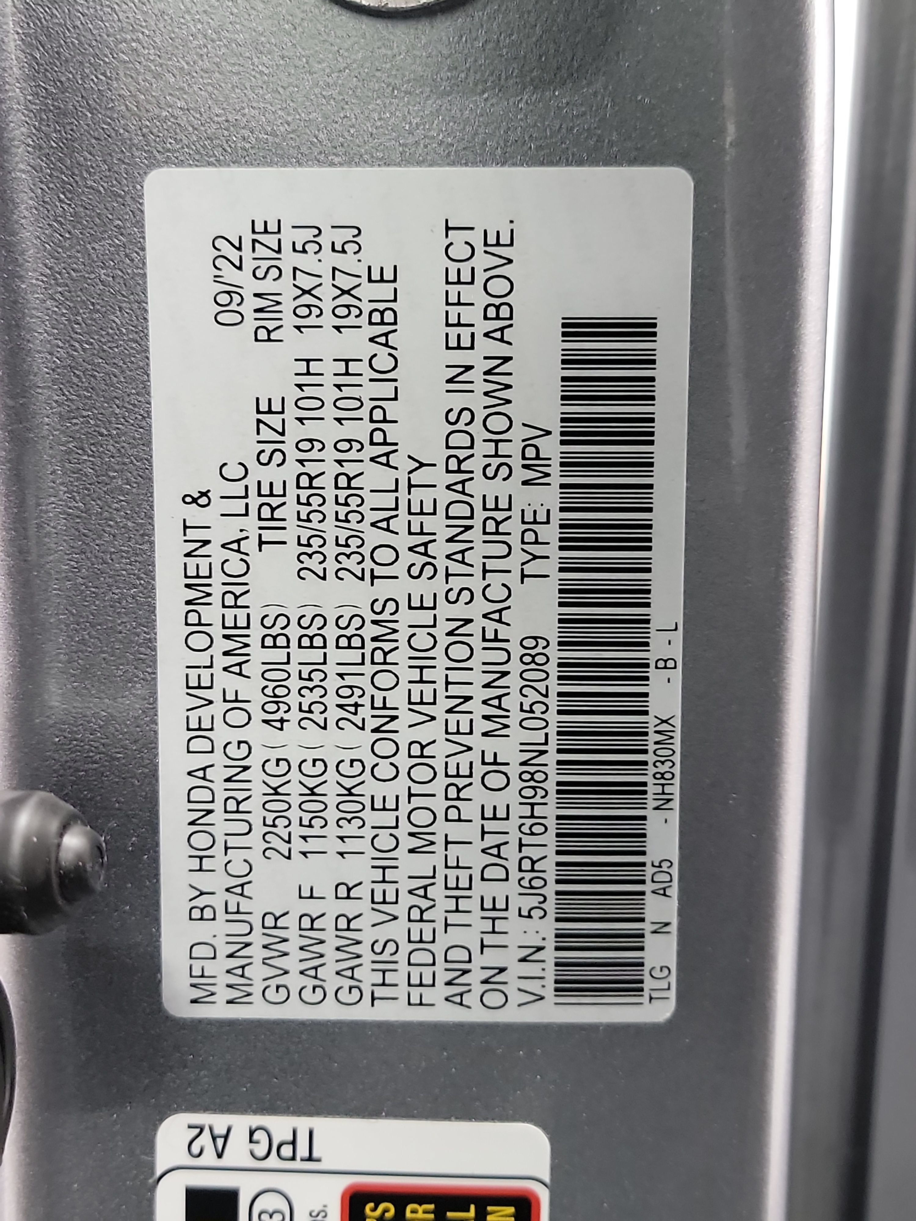 Used 2022 Honda CR-V Touring image 33