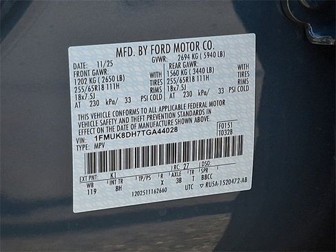 New 2026 Ford Explorer Active image 18