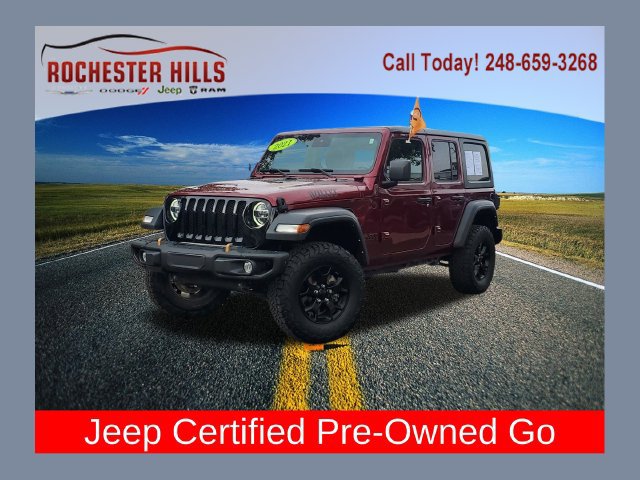 Used 2021 Jeep Wrangler Unlimited Sport AWD/4WD image 1