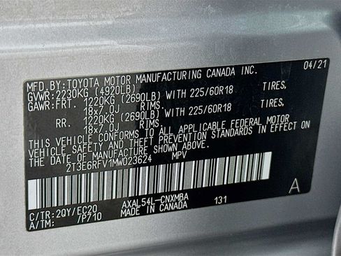 Used 2021 Toyota RAV4 XSE AWD/4WD image 31