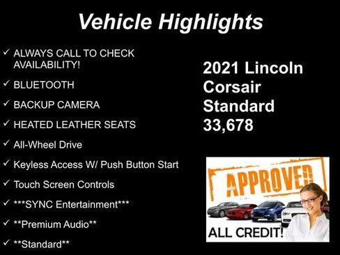 Used 2021 Lincoln Corsair AWD w/ Equipment Group 101A image 9