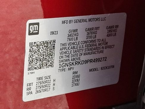 Used 2023 Chevrolet Tahoe RST w/ Luxury Package image 28