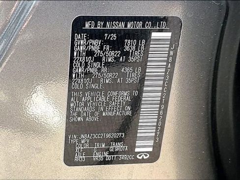 Used 2026 INFINITI QX80 Autograph image 36