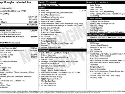 Used 2022 Jeep Wrangler Unlimited Rubicon 4xe w/ Cold Weather Group AWD/4WD image 33