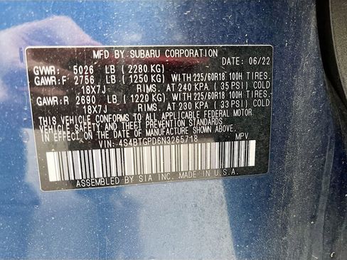 Used 2022 Subaru Outback Touring XT image 31