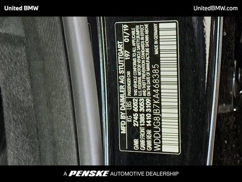 Used 2019 Mercedes-Benz S 63 AMG S 4MATIC Sedan image 14