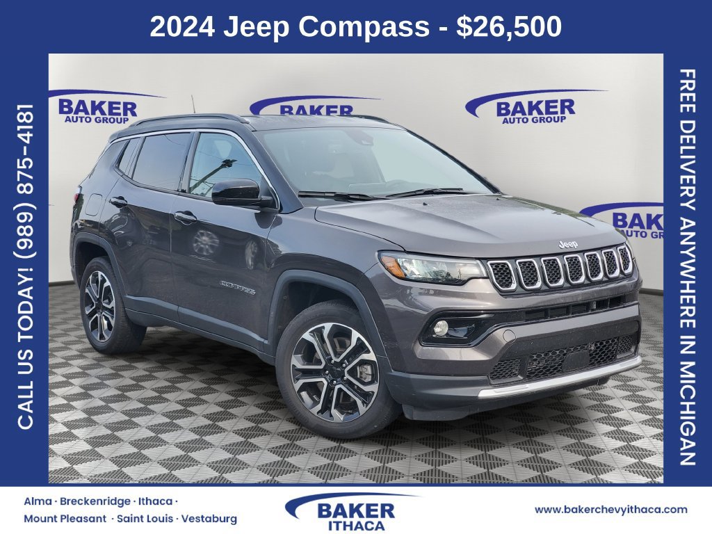 Used 2024 Jeep Compass Limited AWD/4WD image 1