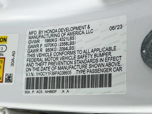 Used 2023 Honda Accord EX image 25