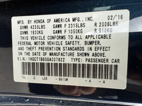 Used 2016 Honda Accord EX-L image 14