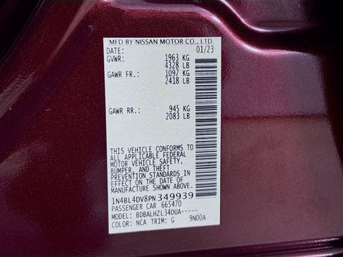 Used 2023 Nissan Altima 2.5 SV FWD image 29