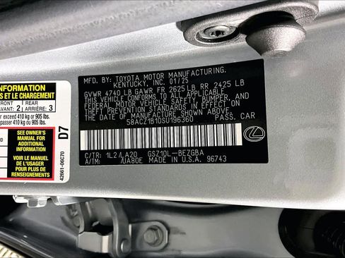 Used 2025 Lexus ES 350 image 35