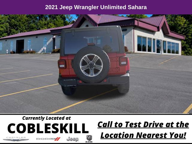 Used 2021 Jeep Wrangler Unlimited Sahara AWD/4WD image 5