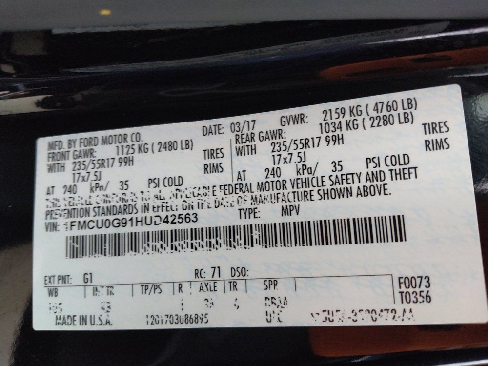 Used 2017 Ford Escape SE FWD image 33