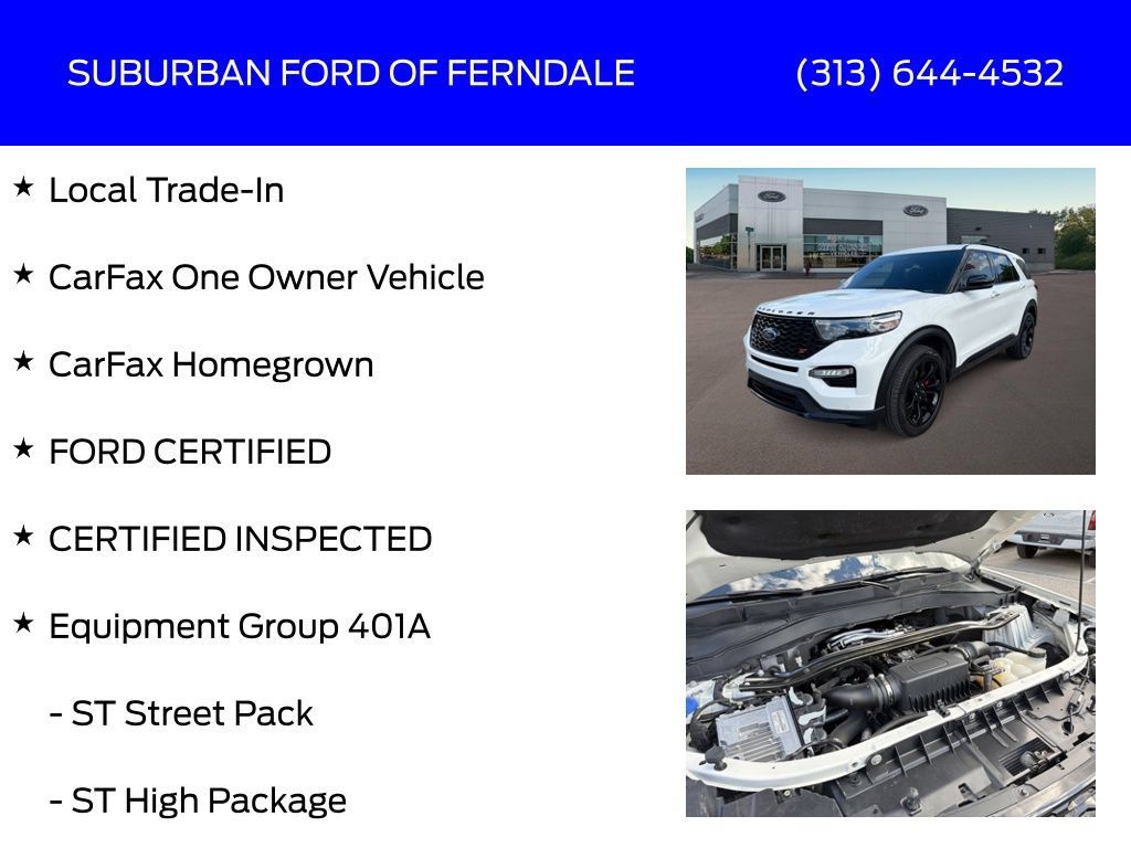 Certified 2024 Ford Explorer ST w/ Equipment Group 401A AWD/4WD image 4