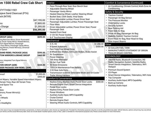 Used 2017 RAM 1500 Rebel w/ Luxury Group image 36