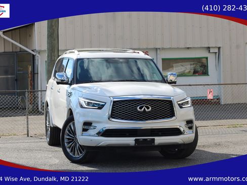 Used 2019 INFINITI QX80 Luxe w/ 22" Wheel Package AWD/4WD image 1