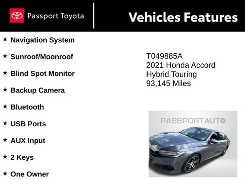 Used 2021 Honda Accord Touring image 7