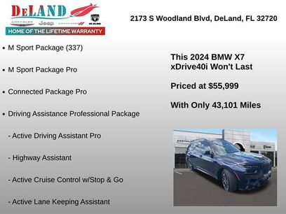 Used 2024 BMW X7 xDrive40i w/ Executive Package