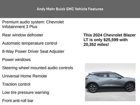 Used 2024 Chevrolet Blazer LT w/ Convenience Package image 12