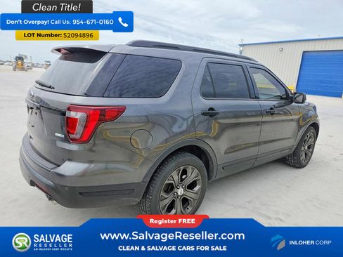 Used 2018 Ford Explorer Sport w/ Equipment Group 401A AWD/4WD image 4